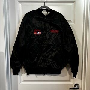 VINTAGE Black GMC Varsity Jacket